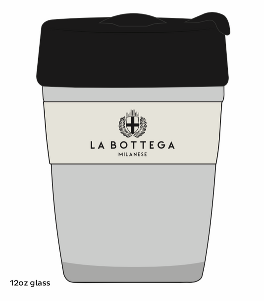 LBM BRANDED 'KEEP CUP' GLASS 12oz
